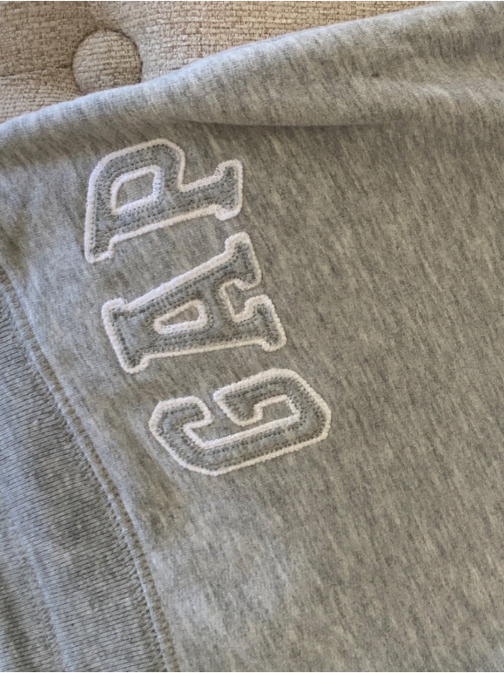 GAP Heather Gray Cozy Sweatpants with Drawstring - Picture 2 of 6